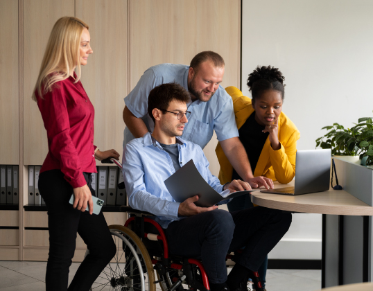Young adult planning their next life stage with a Bright Companion worker